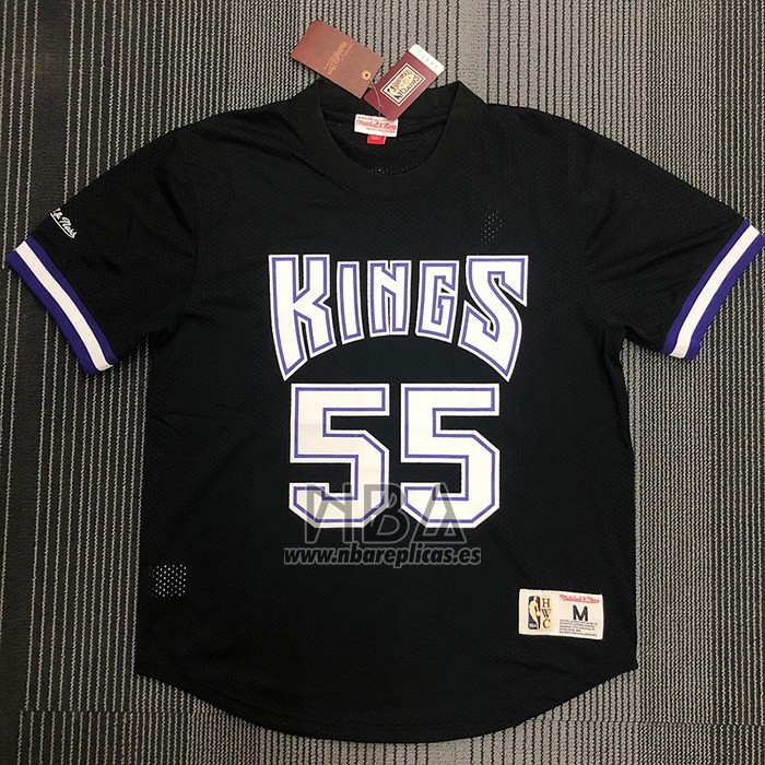 Camiseta Manga Corta Sacramento Kings Jason Williams NO 55 Negro